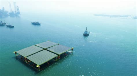 Chinas First Semi Submersible Offshore Photovoltaic Power Platform