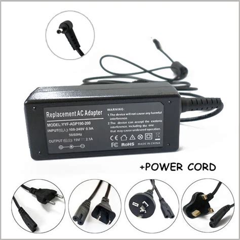 19v 2 1a Ac Adapter Charger Power Supply For Notebook Asus Eee Pc 1005