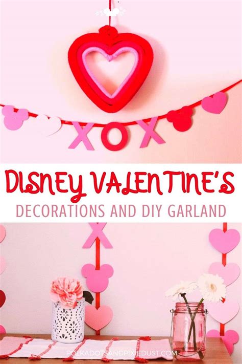 Disney Valentine's Day Crafts: DIY Decorations, Decor and Printables ...