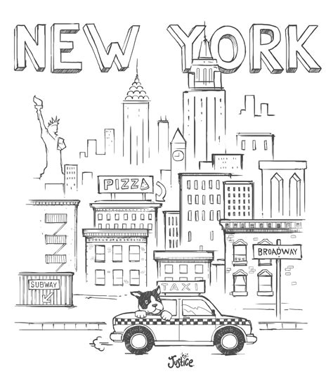 New York Coloring Pages For Kids Images And Photos Finder