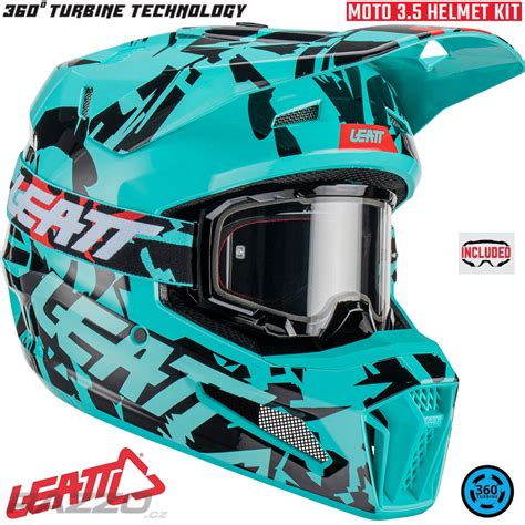 Mx Helma Leatt Moto Helmet Kit V Fuel Helmy Mx Enduro