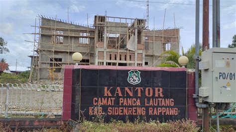 Pelaksana Proyek Kantor Camat Panca Lautang Terancam Di Balck List