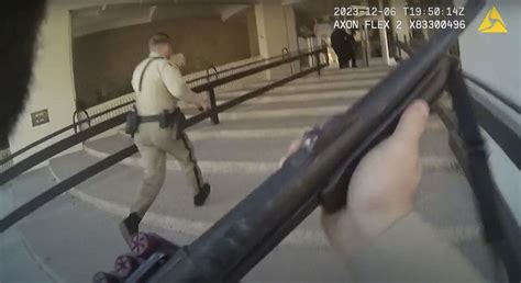 Shootout With Unlv Gunman Heard In New Las Vegas Police Body Camera