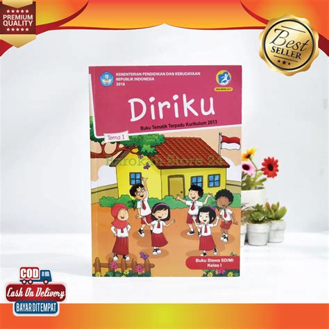 Jual [bayar Ditempat] Buku Paket Pelajaran Kelas 1 Sd Mi ~ Tema 1 Diriku Tematik Terpadu