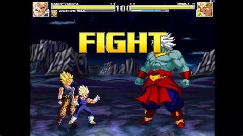 Broly Goku Y Vegeta Mugen Char En EspaÑol Youtube