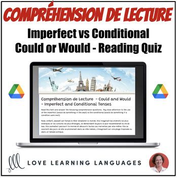 French Imperfect And Conditional Could And Would Reading