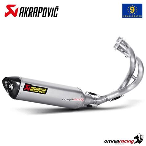 Akrapovic Complete Exhaust Approved Titanium Kawasaki Er F Er N