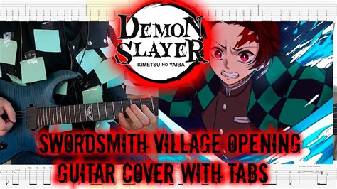 Demon Slayer Season 3 OP Guitar Cover Tabs Kizuna No Kiseki