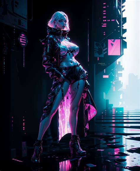 Sylicon Dreams NSFW Art On Twitter Netrunner DarkNight AI X