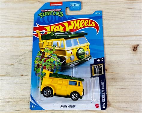 Teenage Mutant Ninja Turtles Hot Wheels Car Etsy