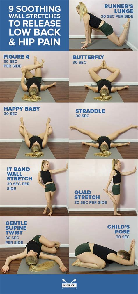 Soothing Wall Stretches To Release Low Back Hip Pain Artofit