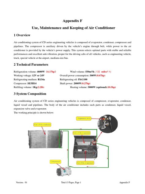 F Use, Maintenance and Keeping of Air Conditioner | PDF | Air ...