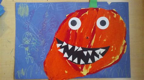 Primary Painters: Happy Pumpkin Collage