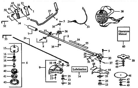 Visual Guide Breakdown Of Craftsman Wheeled Trimmer Parts