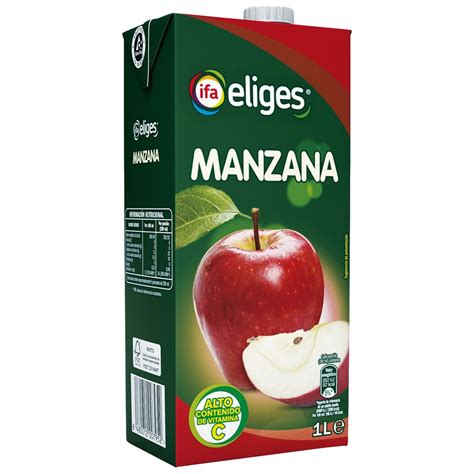 Zumo De Manzana Ifa Eliges Pet 1L