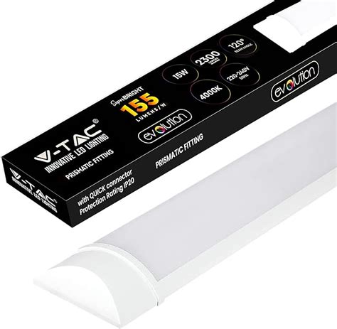 V Tac Plafoniera Led Lineare Da Soffitto Cm W Serie Evolution