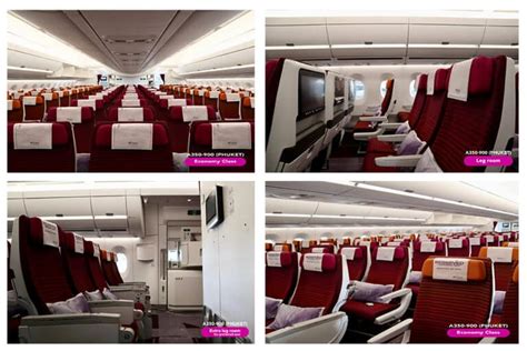 Thai Airways Unveils A350 900 Phuket Economy Class Seats Jetline Marvel