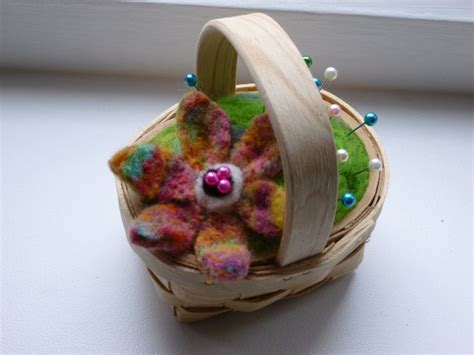 Needle Felted Pin Cushion Made By Me Pin Cushions Needle Felting