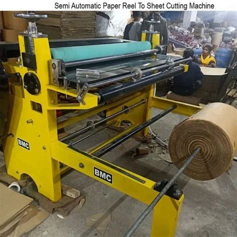 Semi Automatic Paper Reel To Sheet Cutting Machine At Rs