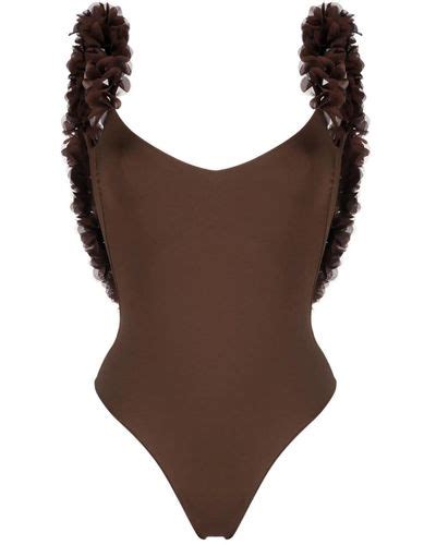 Brown LaRevêche Beachwear and swimwear outfits for Women Lyst