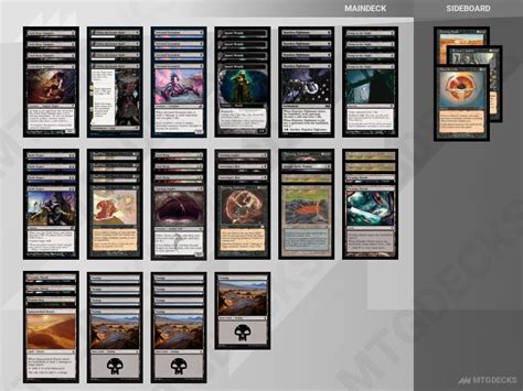 Pauper Mono B Burn Deck By Magicmalle Mtg Decks