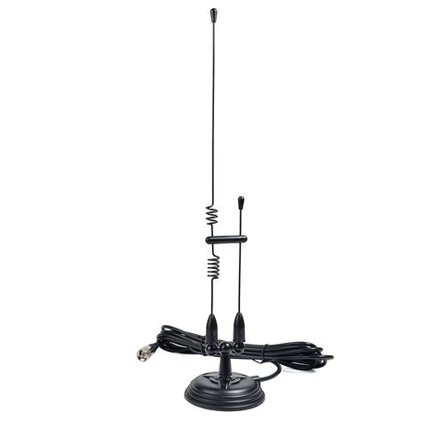 GetUSCart HYS Amateur Dual Band VHF UHF Magnet Base Antenna For 2m