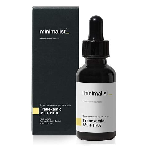 Buy Organic Care Minimalist 3 Tranexamic Acid Face Serum For Melasma