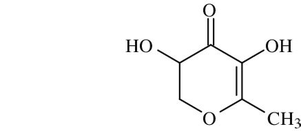 Structure Of Dihydro Dihydroxy Methyl H Pyran One Ddmp