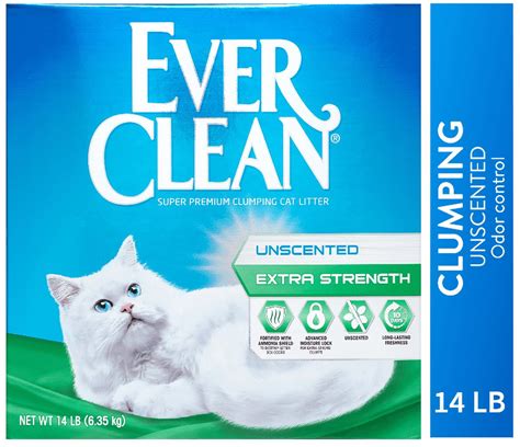 Everclean Unscented Cat Litter 14 Lb