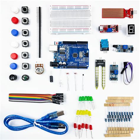 LAFVIN Basic Starter Kit With Uno R3 Ch340 Breadboard Retail Box