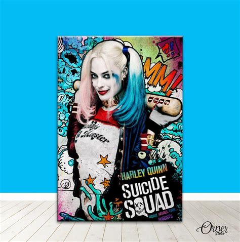 Harley Quinn Suicide Squad Graffiti Art | Graffiti Poster Wall Art ...