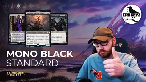 MONO BLACK Dominaria United Standard Deck CROKEYZ MTG Arena YouTube