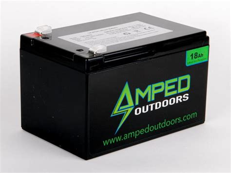 Amped Outdoors 18ah Lithium Battery Lifepo4 The Yak Shak