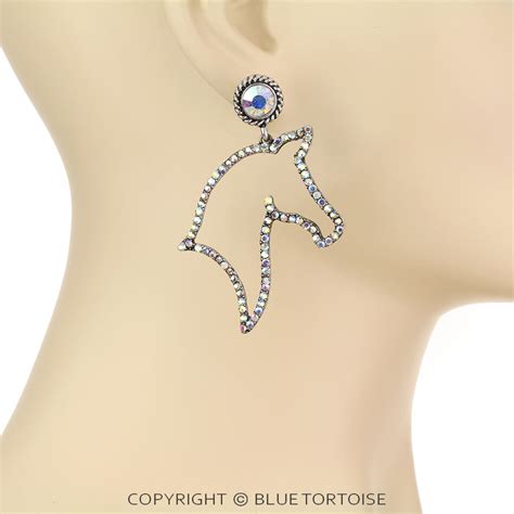 Horse Stone Stud Earrings – Bluetortoisewholesale