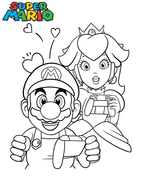 Coloriage Peach 30 dessins à imprimer