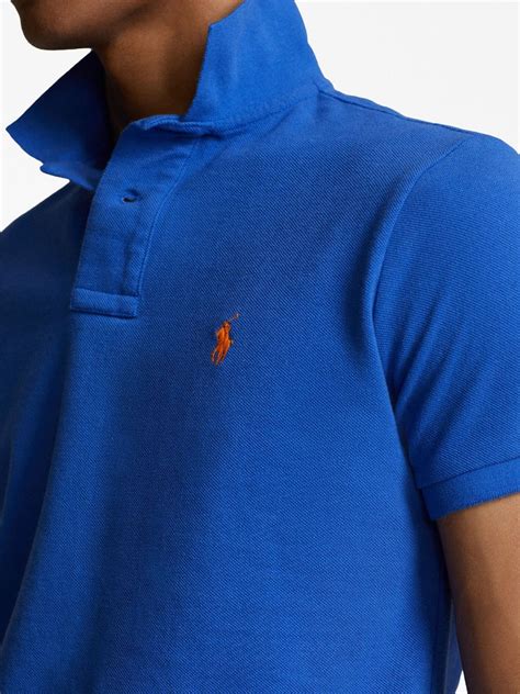 Polo Ralph Lauren Playera Tipo Polo Con Logo Bordado Azul FARFETCH MX