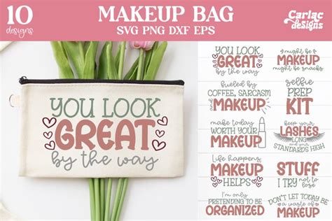 Funny Makeup Bag Svg And Sublimation Bundle