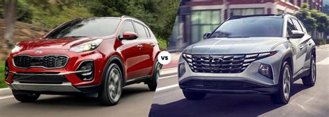 2023 Kia Sportage vs. 2022 Hyundai Tucson