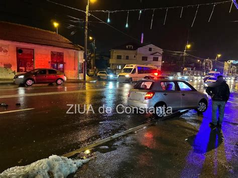 Accident Rutier N Constan A Pe Bulevardul Br Tianu Foto Video