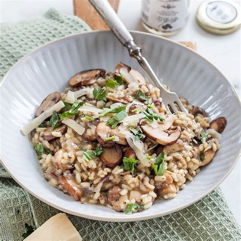 Risotto Met Champignons En Truffel Romig En Lekker Leuke Recepten