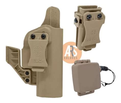 Coldre Velado Beretta Apx Porta Carregador Fiel Coyote