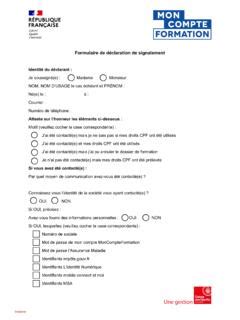 Formulaire De D Claration De Signalement Formulaire De D