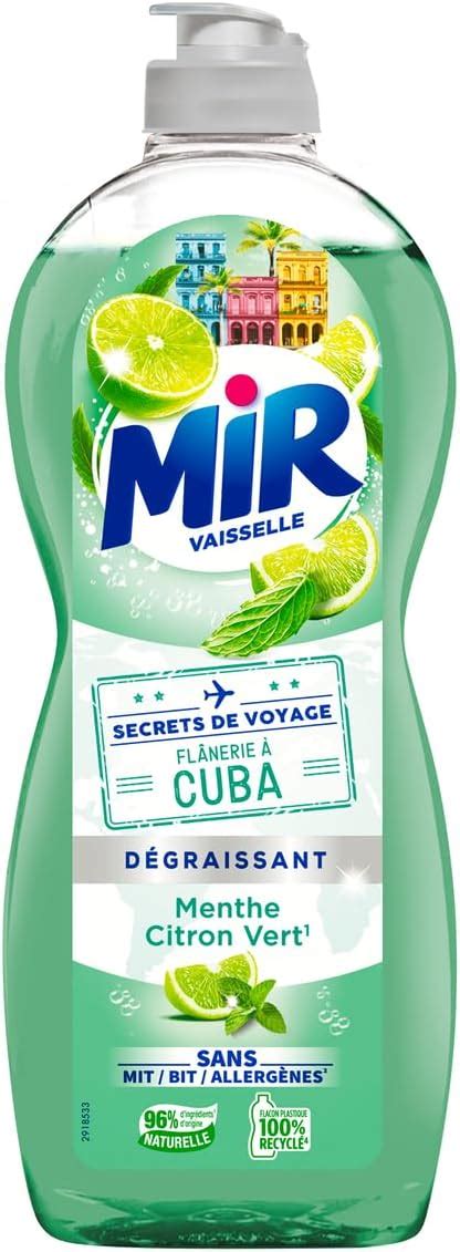 Mir Vaisselle Secrets Du Monde Cuba Liquide Vaisselle Ml