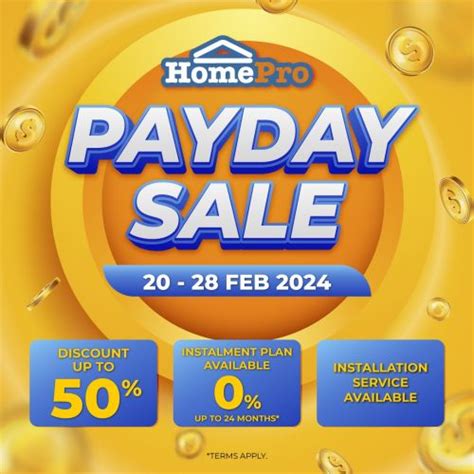 Homepro Payday Sale Discount Up To Feb