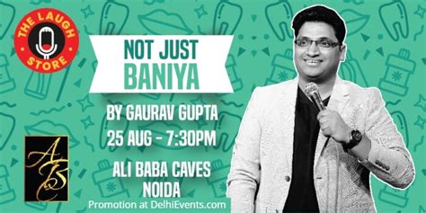 Not Just Baniya, Hinglish Stand-up comic act by Gaurav Gupta - Delhi Events