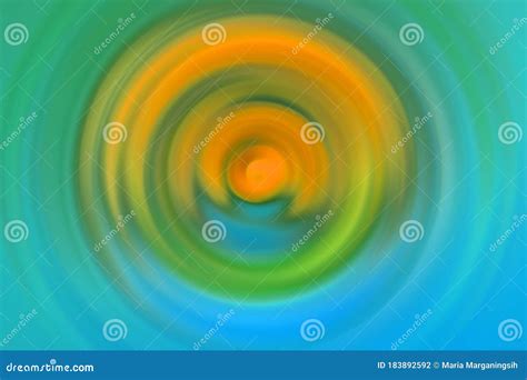 Abstract Colorful Background With Circles Shape In Light Blue And