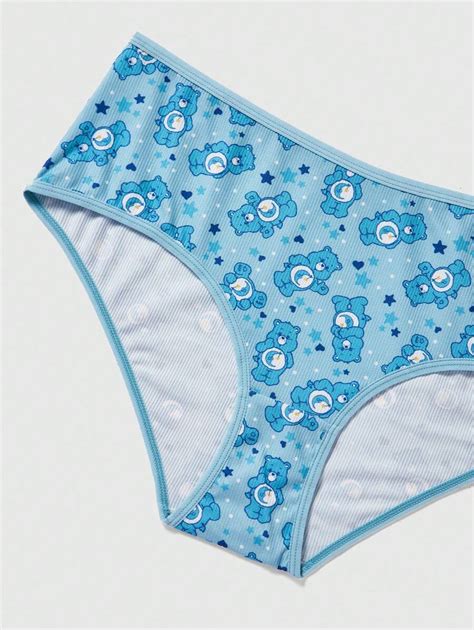 Romwe X Care Bears Plus Size Triangle Panties Pcs Set Shein Usa