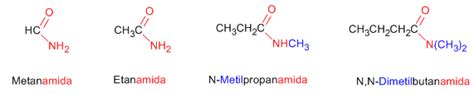 Nomenclatura De Amidas Reglas IUPAC