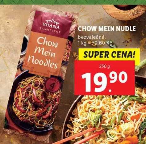 ARCHIV CHOW MEIN NUDLE bezvaječné 250 g v akci platné do 30 1 2022