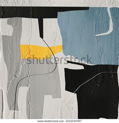 Hand Drawn Oil Painting Abstract Artistic Stock Illustration 2222534787 | Shutterstock